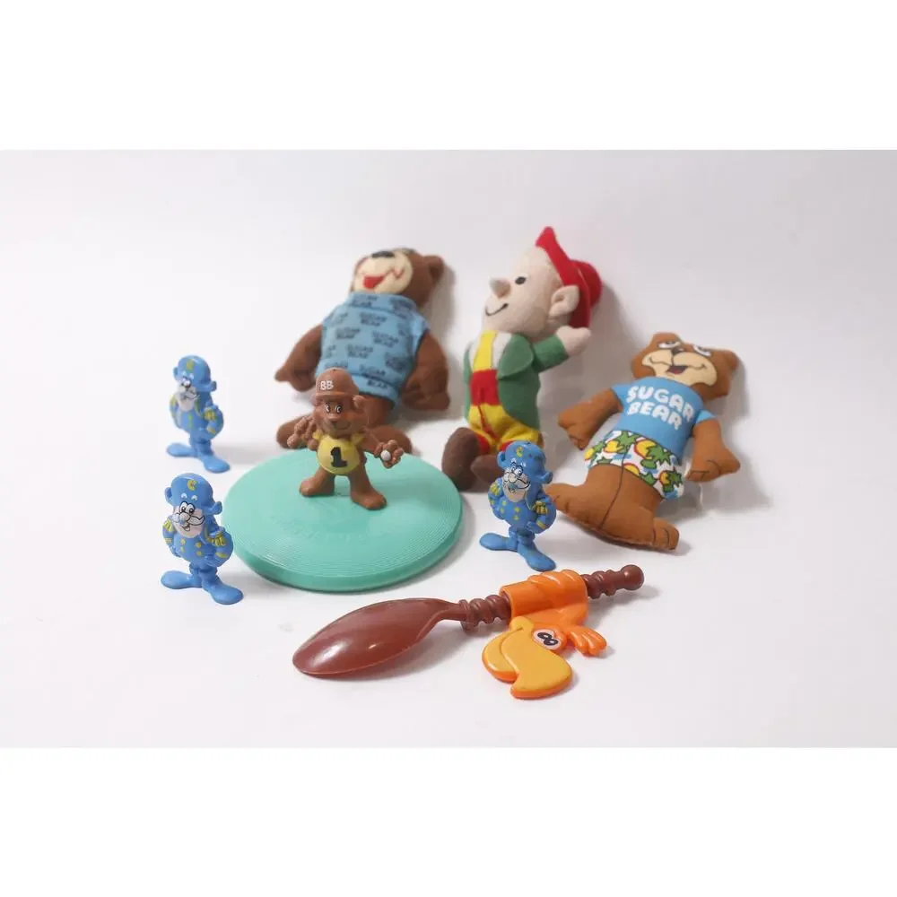 Cereal Mascots Lot Sugar Bear Cap'n Crunch Berry Bears Figures ~ 260212-WH 967